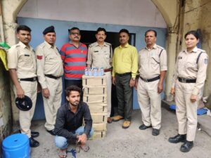 Big action by Excise Department - country liquor worth Rs 22 thousand recovered.