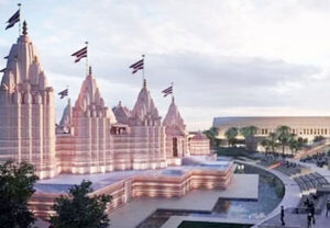 There was an influx of people visiting the BAPS Hindu temple built in Abu Dhabi.