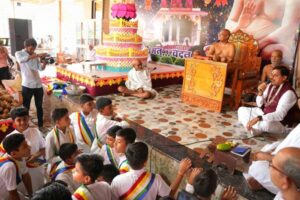 The name of a new path of development of Madhya Pradesh is Dr. Mohan Yadav - Pragya Sagarji Maharaj
