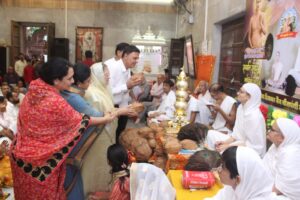 Chaturmas Kalash established at Beaspanthi temple Malharganj
