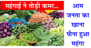 Inflation: Food and drinks become expensive for common people