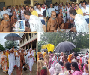 Thousands of people will welcome Muni Shri Pramansagar Maharaj Sangh.